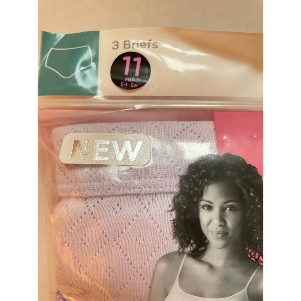 Hanes Elance Breathe Cotton Classic Fit Briefs Size 11  New In Package - Picture 2 of 6